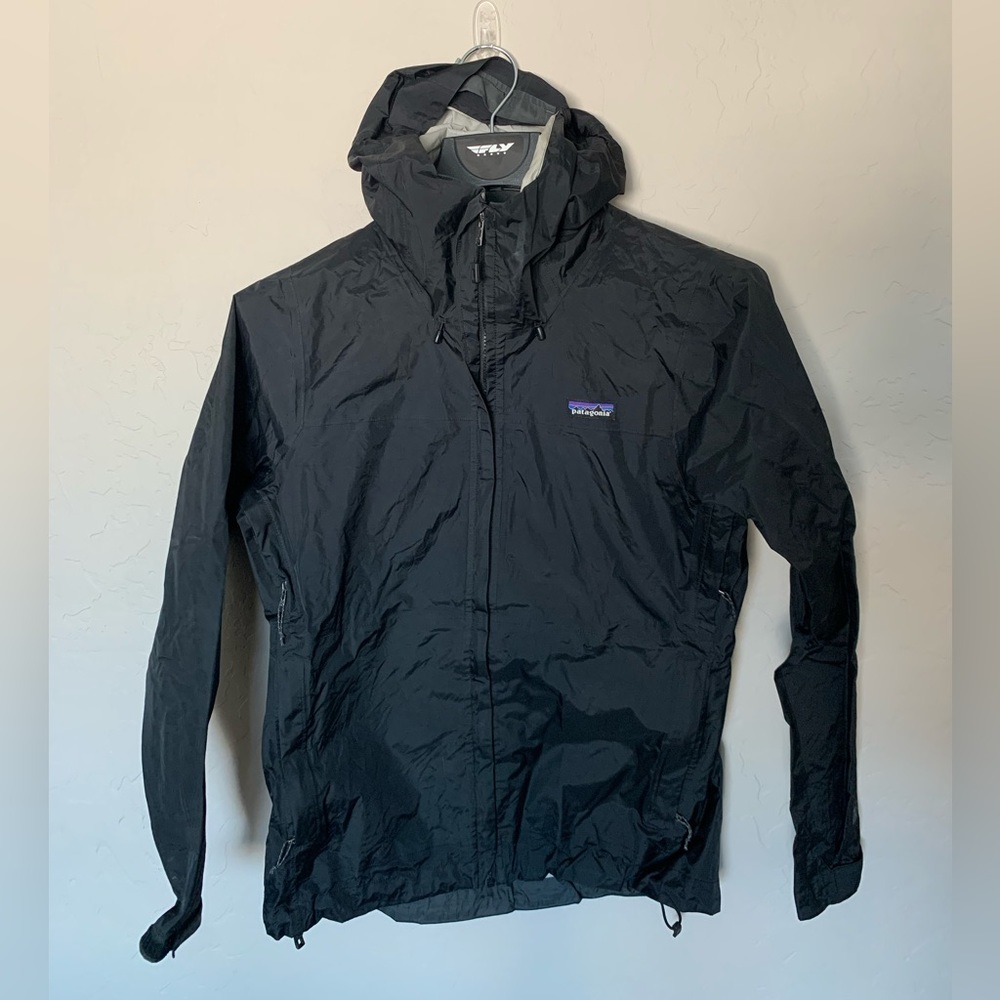 Patagonia Black W Torrentshell Rain Jacket size M